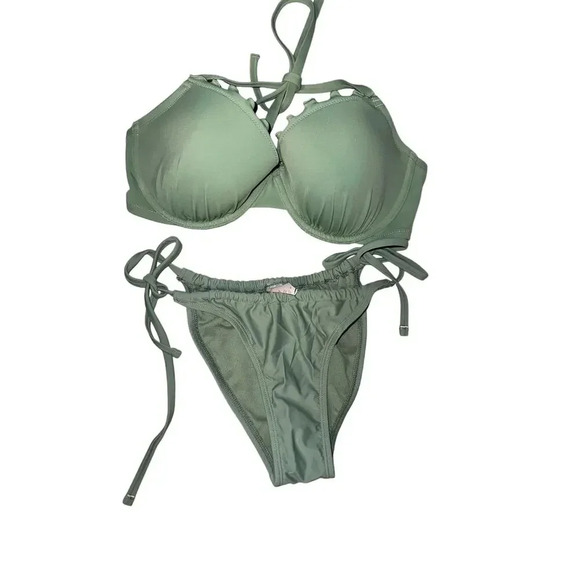 Shade & Shore Green Bikini Set - Picture 1 of 3